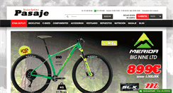 Desktop Screenshot of bicispasaje.es