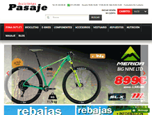 Tablet Screenshot of bicispasaje.es